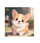 しゃべらぬ赤ちゃん犬の日常（個別スタンプ：8）