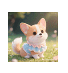 しゃべらぬ赤ちゃん犬の日常（個別スタンプ：12）