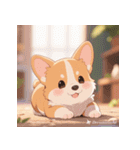 しゃべらぬ赤ちゃん犬の日常（個別スタンプ：13）