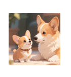 しゃべらぬ赤ちゃん犬の日常（個別スタンプ：15）