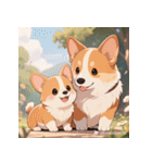 しゃべらぬ赤ちゃん犬の日常（個別スタンプ：16）