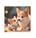 しゃべらぬ赤ちゃん犬の日常（個別スタンプ：18）