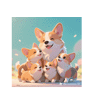 しゃべらぬ赤ちゃん犬の日常（個別スタンプ：35）