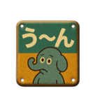 ブリキ看板#002（個別スタンプ：7）