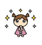 イニシャルR 女の子（個別スタンプ：28）