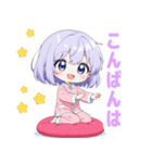 ナイトドリームの女の子スタンプ（個別スタンプ：8）