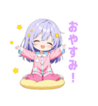 ナイトドリームの女の子スタンプ（個別スタンプ：11）