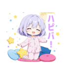 ナイトドリームの女の子スタンプ（個別スタンプ：14）