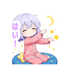 ナイトドリームの女の子スタンプ（個別スタンプ：18）