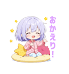 ナイトドリームの女の子スタンプ（個別スタンプ：21）
