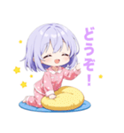 ナイトドリームの女の子スタンプ（個別スタンプ：25）