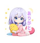 ナイトドリームの女の子スタンプ（個別スタンプ：27）