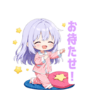 ナイトドリームの女の子スタンプ（個別スタンプ：34）