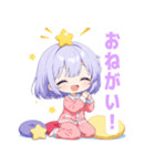 ナイトドリームの女の子スタンプ（個別スタンプ：36）