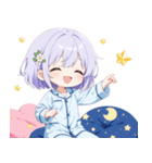 ナイトドリームの女の子スタンプ（個別スタンプ：38）