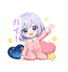 ナイトドリームの女の子スタンプ（個別スタンプ：39）