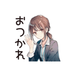 がんばる社畜ちゃんスタンプ（個別スタンプ：3）