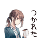 がんばる社畜ちゃんスタンプ（個別スタンプ：11）