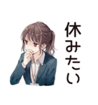 がんばる社畜ちゃんスタンプ（個別スタンプ：27）