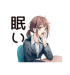 がんばる社畜ちゃんスタンプ（個別スタンプ：34）