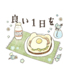 ネモフィラとくまさん（個別スタンプ：2）