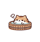 お風呂猫 魔法,（個別スタンプ：7）