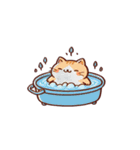 お風呂猫 魔法,（個別スタンプ：14）