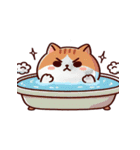 お風呂猫 魔法,（個別スタンプ：31）