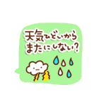 雨の日・お天気スタンプ（個別スタンプ：22）