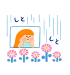 ほっこりやさしい毎日言葉13♡雨の日（個別スタンプ：2）