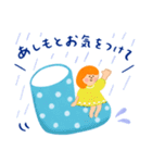 ほっこりやさしい毎日言葉13♡雨の日（個別スタンプ：10）
