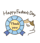 ❤️父の日にゃんこポップアップ❤️（個別スタンプ：3）