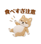 毎日使える柴犬のグルメスタンプ（個別スタンプ：38）