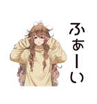 マイペース女子のあとでやる宣言♡（個別スタンプ：10）