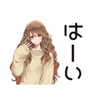 マイペース女子のあとでやる宣言♡（個別スタンプ：33）