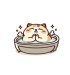 お風呂猫 来たよ,（個別スタンプ：13）