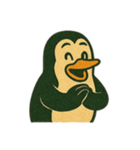 [アレンジ用]レトロアメリカンなペンギン（個別スタンプ：5）