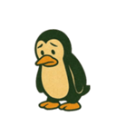 [アレンジ用]レトロアメリカンなペンギン（個別スタンプ：6）