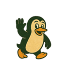 [アレンジ用]レトロアメリカンなペンギン（個別スタンプ：7）