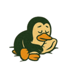 [アレンジ用]レトロアメリカンなペンギン（個別スタンプ：8）