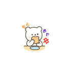 しろくまくんの朝ごはん日和（個別スタンプ：4）
