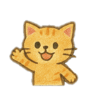 [アレンジ用]落書きネコちゃん（個別スタンプ：1）
