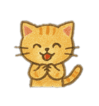 [アレンジ用]落書きネコちゃん（個別スタンプ：3）
