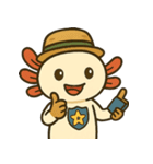 佐賀弁ウーパールーパーのパー子（個別スタンプ：17）