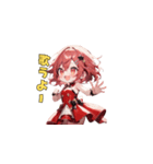 元気いっぱい☆アイドルちゃん（個別スタンプ：4）
