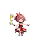 元気いっぱい☆アイドルちゃん（個別スタンプ：9）