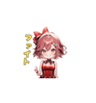 元気いっぱい☆アイドルちゃん（個別スタンプ：35）