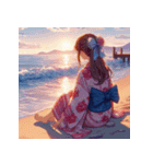真夏のひととき（個別スタンプ：8）