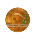 あたたかいクリスチャンスタンプ 犬（個別スタンプ：3）