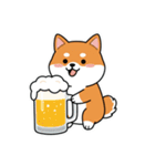 柴犬×コーギー しばコギちゃんの生活（個別スタンプ：5）